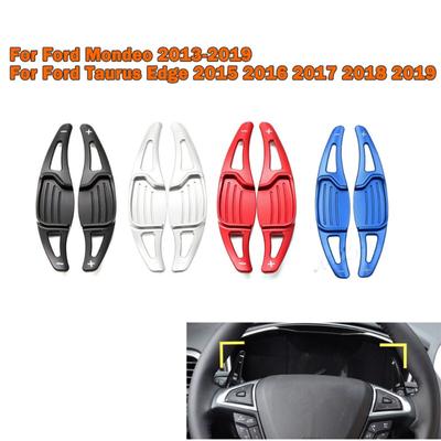 2Pcs Car Steering Wheel Shift Paddle Extension Accessories Fit For Ford Mondeo Taurus Edge Lincoln MKC MKX MKS 2010-2013