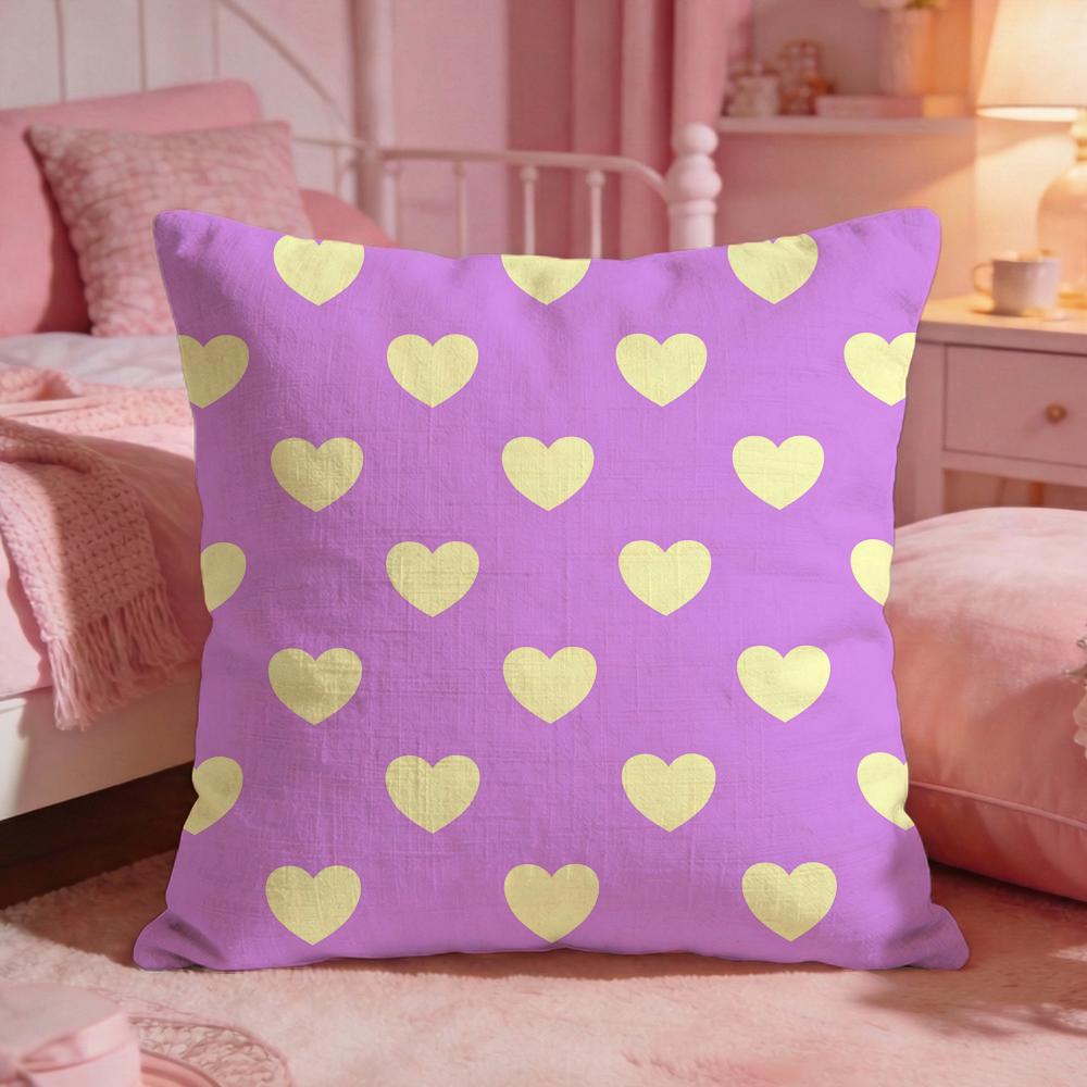 EEnergy Heart AlloverS Cushion Cover Premium Comfort Reversible Pillow Cove Two in One Design for Any Room Car Interior