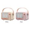 HIFI Wireless Portable Retro -compatible Speaker Alarm Clock Aux Stereo USB Loud Home Decor Aesthetic Gift