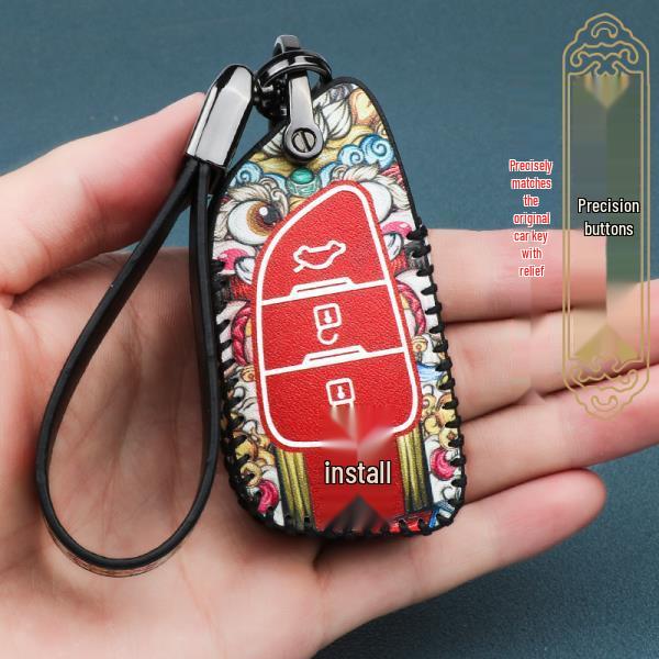 VVDI Style Blade Sub-Key Case for Afudi Xhorse Remote: Folding National Tide Key Bag