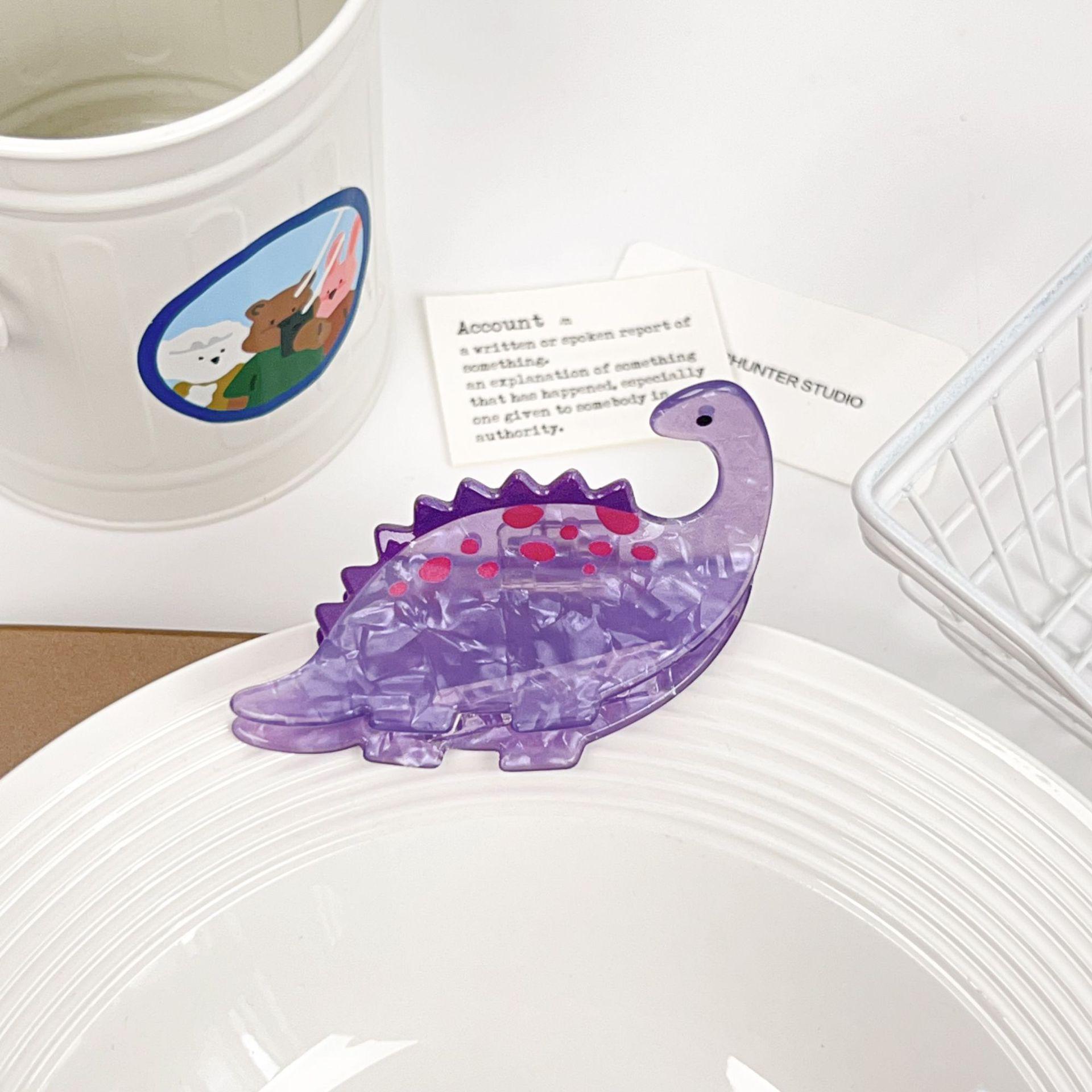 

Заколка для волос в виде динозавра, ящерицы, акулы - милый акриловый аксессуар