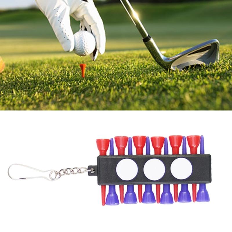 Golfs Tees Halter Clip Golfs Tees Aufbewahrungsclip Golfs Tees Halter Golfs Zubehör Träger Golfs Tees Organizer Träger