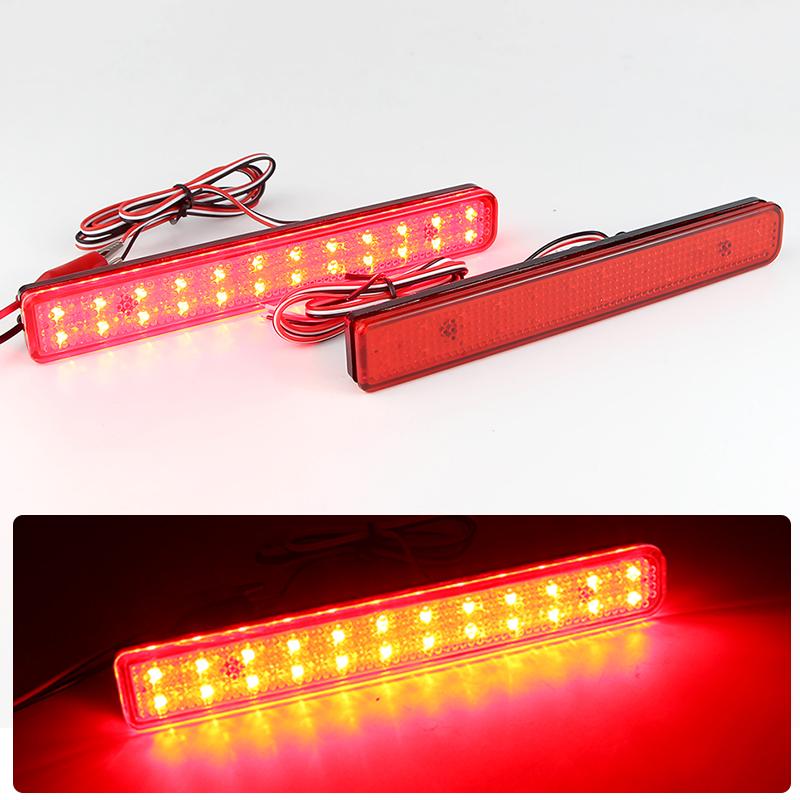 2 шт. Красный/Дымчатый Светодиодный Фонарь Заднего Бампера Для Suzuki Wagon R Stingray Отражатель Заднего Бампера Стоп-Сигнал Противотуманный Фонарь Заднего Бампера