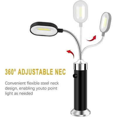 אור LED מגנטי רב-תכליתי למנגל גריל 360 מתכוונן חיצוני לקמפינג למסיבה אביזרי מנגל