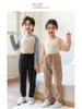 Kids' Seven-Level Windproof Velvet Sweatpants - Korean Style for Autumn/Winter