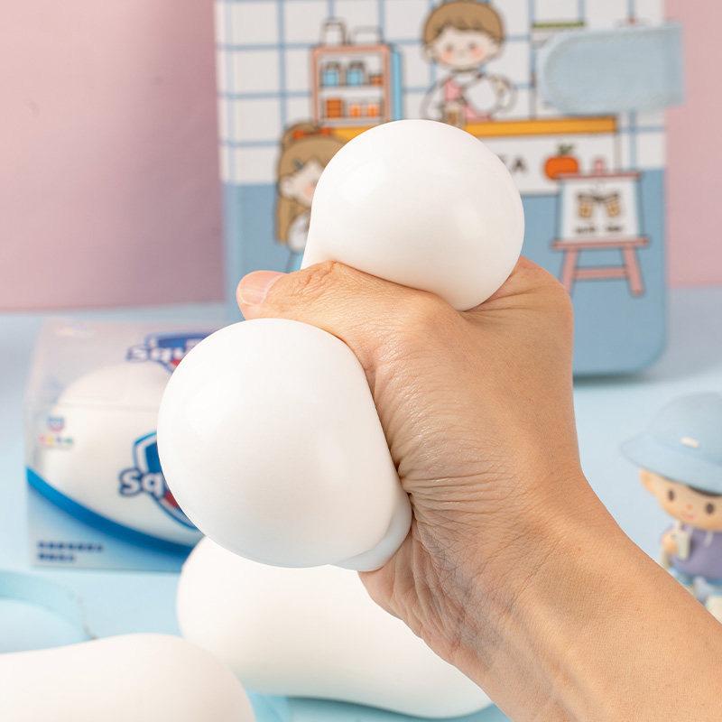 Soft Fake White Soap Squishy Slime Toy Decor Square Cube Soft Slow Rebound Stress Relief Prop Home Room Decoration Festival Gift