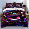 "Vibrant cosmic mischief unleashed!" Bedding sets Duvet covers Pillowcases(1* Duvet Cover 2* Pillowcases without duvet insert)