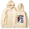 Unisex American Tide Brand Letter Print Hoodie - Spring/Autumn Loose Fit Sweatshirt for Couples