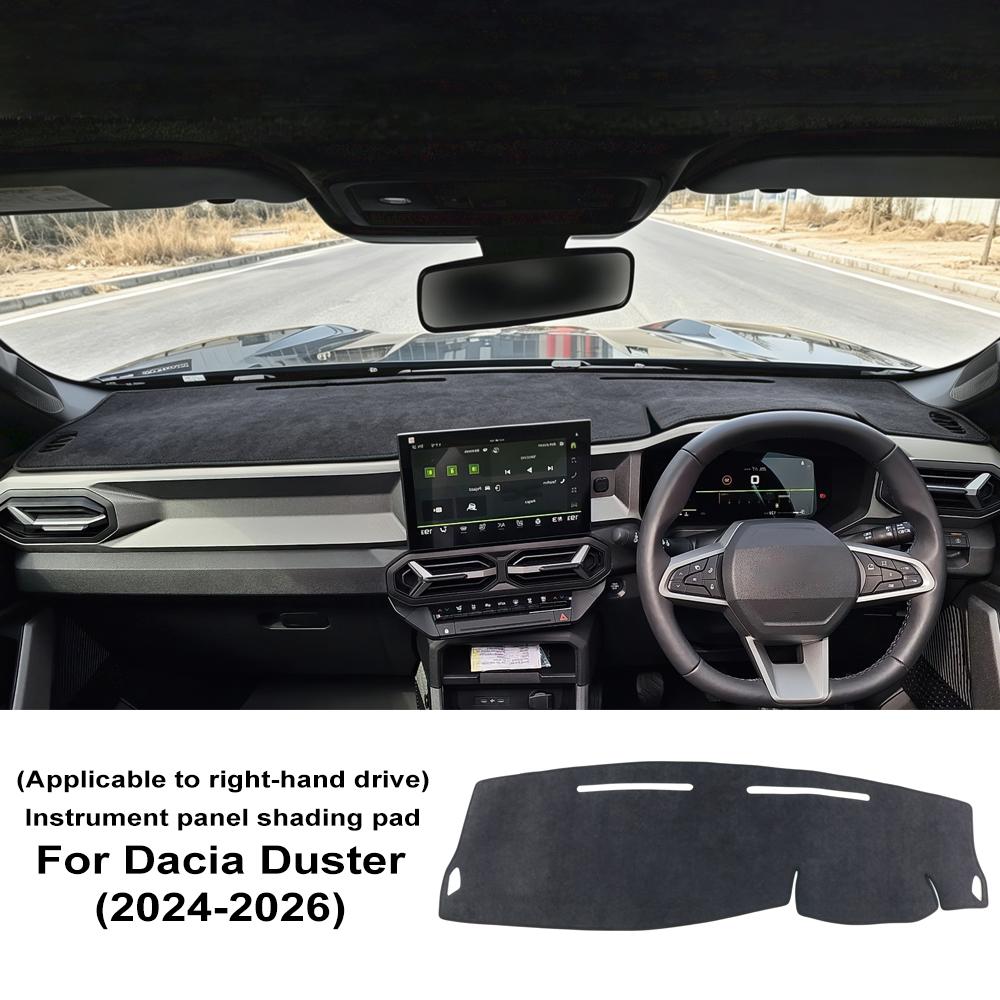 For Dacia Duster 3 2024 2025 2026 Car Dashboard Cover Flannel Mat Avoid Light Pad Dacia Duster 2024 Accessories