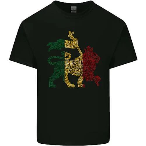 Rasta Lion Jamaica Reggae Music Jamaican Mens Cotton T-Shirt Tee Top 4XL