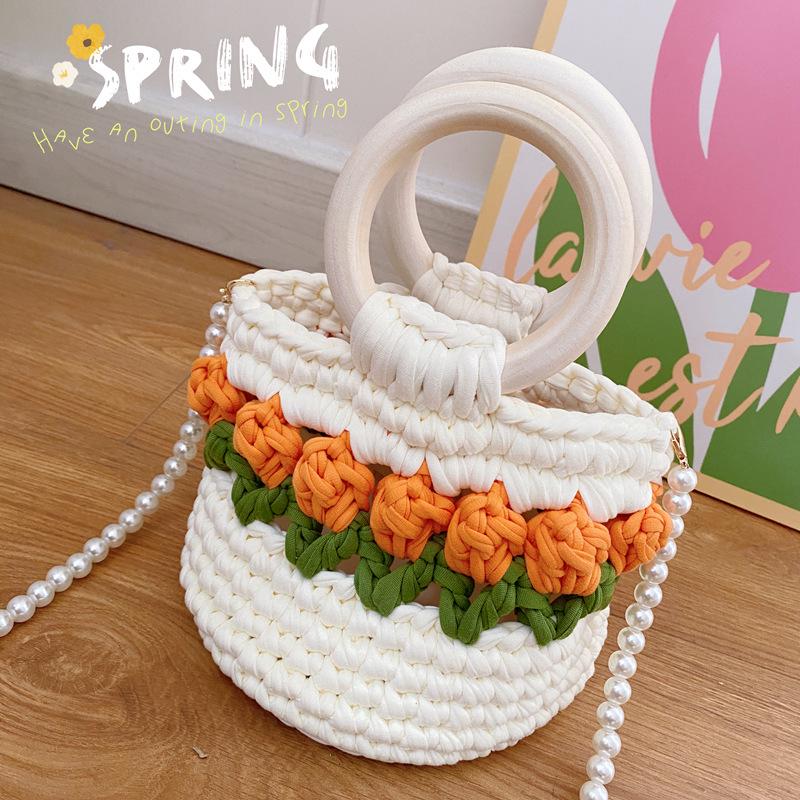 Tulip Hand-Woven Crossbody Bag DIY Kit - Perfect Gift for Your Bestie or Girlfriend