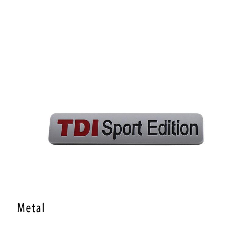 

Автостайлинг TDI Sport Edition для Боковины Крыла Автомобиля, Наклейка-Эмблема для Багажника metal-silver
