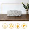 Large Capacity Marbling Leather Tissue Box Nordic Style Napkin Holder  Coffee Shop