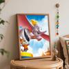 Disney Dumbo and Timothy Mouse Oil Paint By Numbers Hand Painting Kit. Home Decor Gift