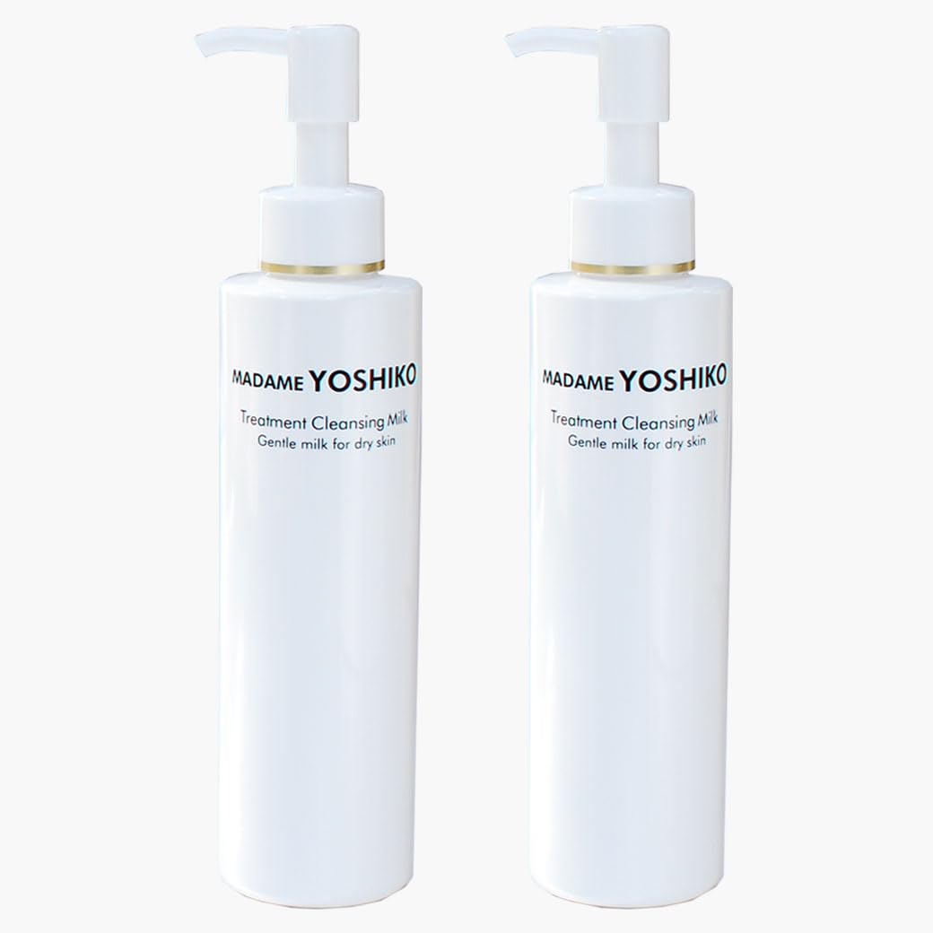 

Natural madameYOSHIKO Treatment Cleansing Milk No need for double For dry and sensitive Rich ceramide milk leaves skin feeling moisturized and