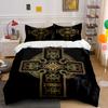 Vintage Celtic Cross Design Bedding Duvet Cover Set Duvet Cover Pillowcases (1 * Duvet Cover 2 * Pillowcases, without duvet insert)