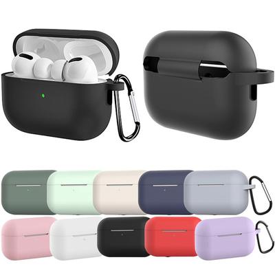 Silikonový kryt pro Airpods Pro 2 generace Protector Cover s háčkem Bezdrátová Bluetooth sluchátka Shell Case pro Air Pods pro