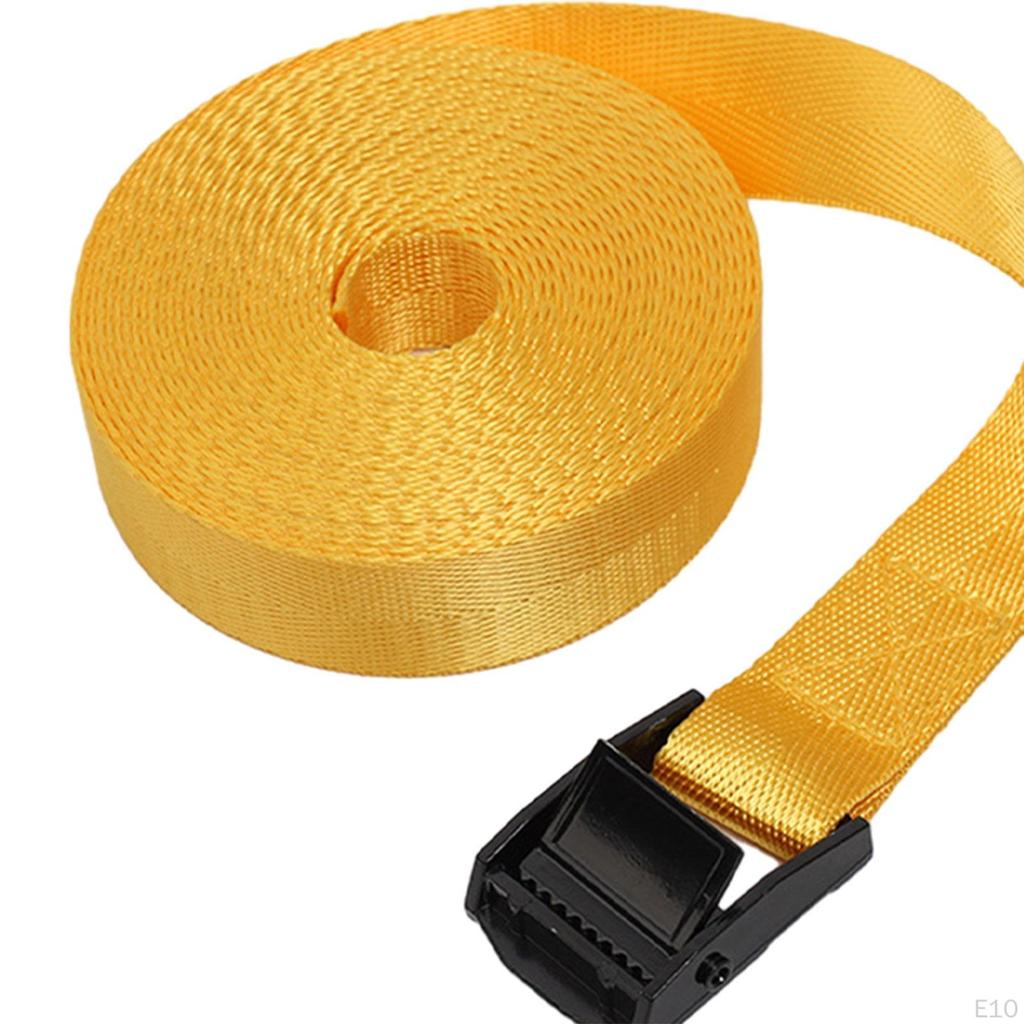 2 Adjustable Luggage Straps for Car Roof Rack, Snowboard, Moving