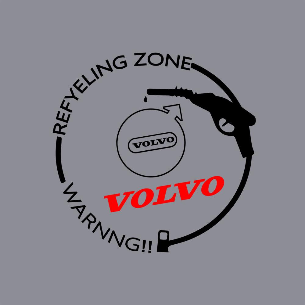 

For Volvo Rdesign S40 S60 S80 S90 V40 V50 V60 V70 V90 V80 XC40 T6 Car Fuel Tank Cap Emblem Sticker Decoration Auto Accessories чорний