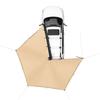 Vehicle Awning 270 Degree, 8.2' Height Retractable Car Side Awning, PU3000mm UV50+ Car Awning with Waterproof Storage Bag, Suitable for Truck, SUV,