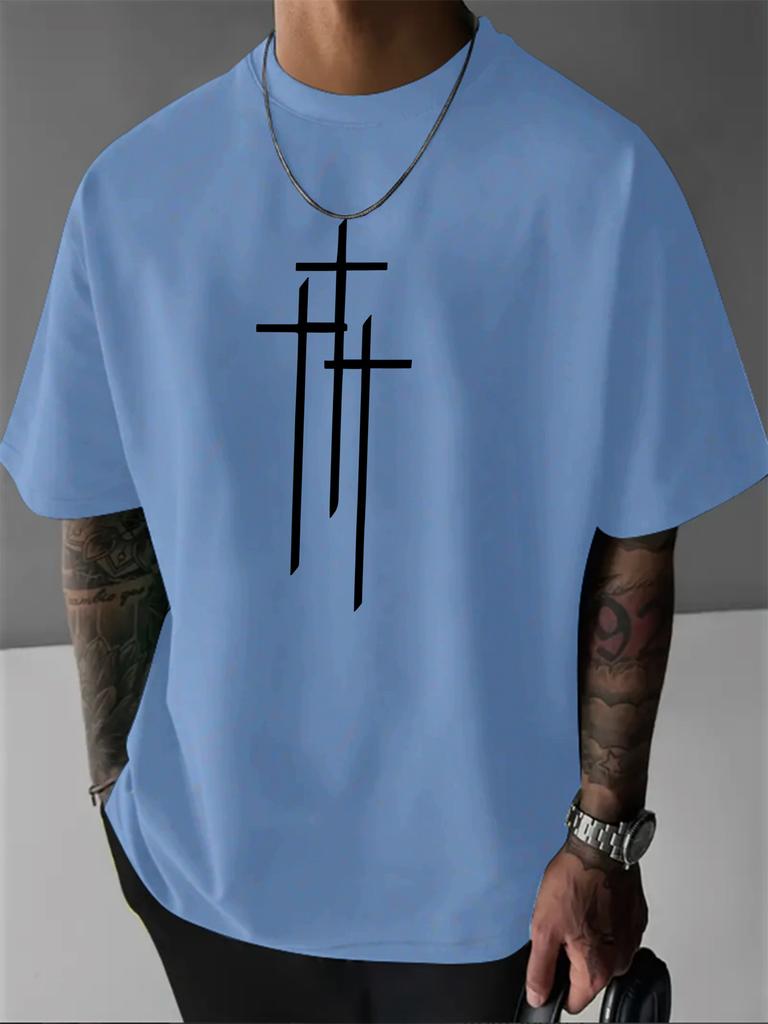 2025 Summer New Mens Tshirt Casual fashionable simple pattern printed outdoor street mens Tshirt