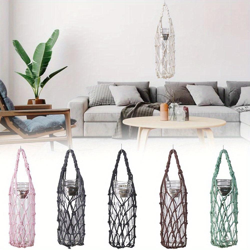 Borsa a rete per tazza d'acqua portatile Copertura per borraccia Manicotto per tazza Custodia Borsa visibile Campeggio all'aperto Rete portaombrello Accessorio per tazza