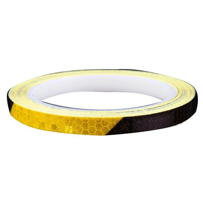 1cm*8m Bike Stickers Reflective Tape Fluorescent MTB Bike Bicycle Strips Cycling MTB Tapes for Bicycle Helmet Motorcycle Scooter