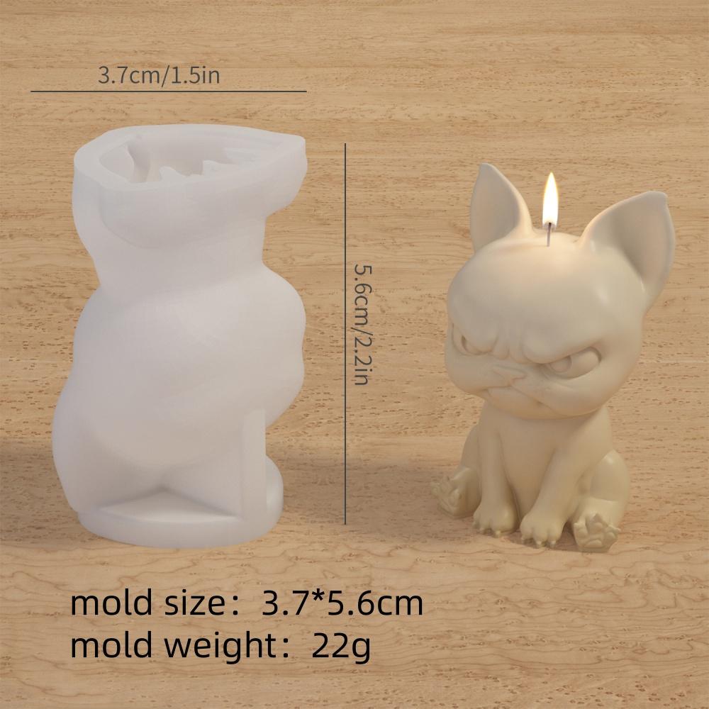 DIY Dog Candle Silicone Mold Cute 3D Animal Aromatherapy Candle Resin Mold Making Cute Gift Table Decorations