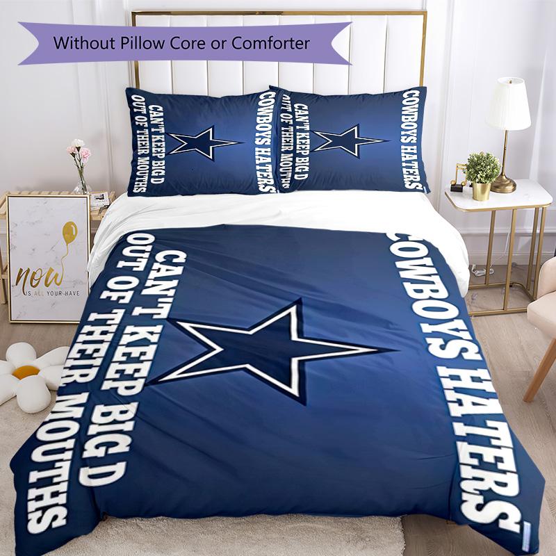 Dallas Bedding Set Breathable Duvet Cover with Pillowcases Decorative Bed Linen for Bedroom Home Decoration Birthday Gift