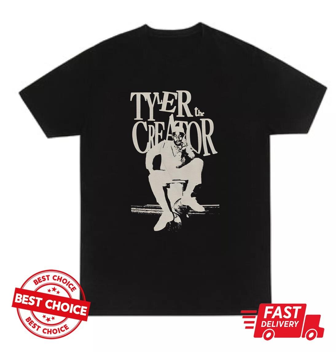 Tyler The Creator Album Rapper Unisex Black t-shirt XXXXL