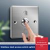 1 Piece 1NC Output Emergency Push Button Waterproof Door Exit Button Fireproof Plastic Release Switch For Access Control System