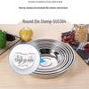 304 Stainless Steel Round Dinner Plates Set