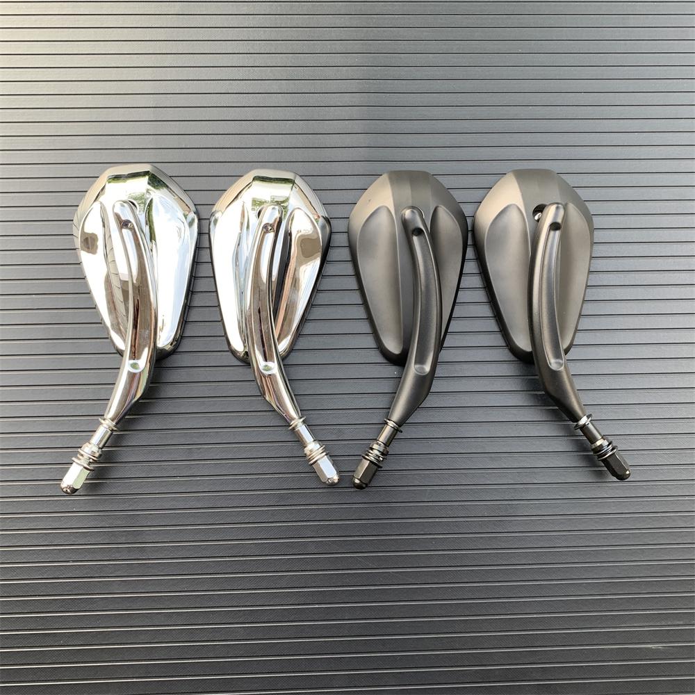Motorcycle Rearview Rear View Mirrors Glass Back Side Mirror Right Left For Harley 883 1200 48