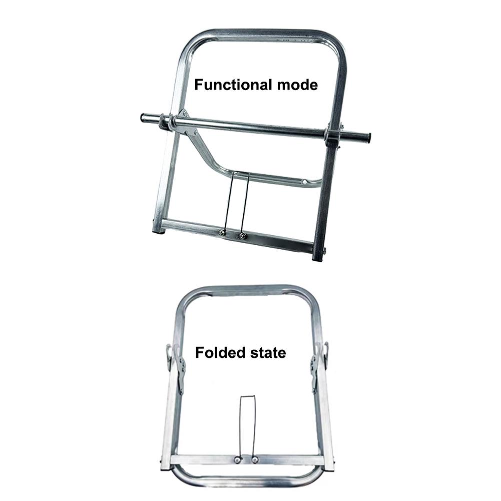Compact Metal Wire Spool Rack Holder Single Axle for Cable Storage Needs