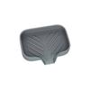 Simple Silicone Soap Tray with Drainage Holes for Kitchen Bathroom Sink Suit for Daily Use Storage
