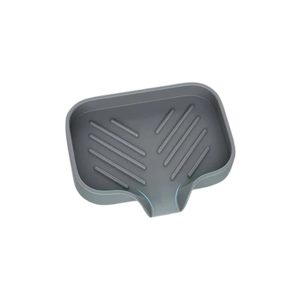 

Simple Silicone Soap Tray with Drainage Holes for Kitchen Bathroom Sink Suit for Daily Use Storage