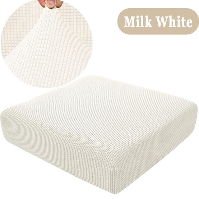 Stretch Sofa Seat Cushion Cover Thick Jacquard Couch Cushion Covers Sectional Seat Slipcovers Armchair Anti Cat Paw Textured