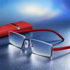TR90 Decorative Men’s Anti-Blue Light Reading Glasses +100-+400 with Box