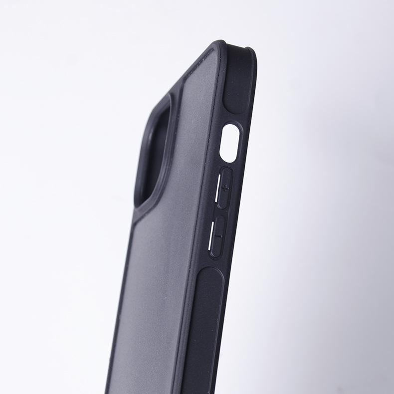 Suitable for Apple Phone Case Side Groove Leather Case, PC Material, Iphone14 Protective Case, Anti-drop Two-in-one 16pro