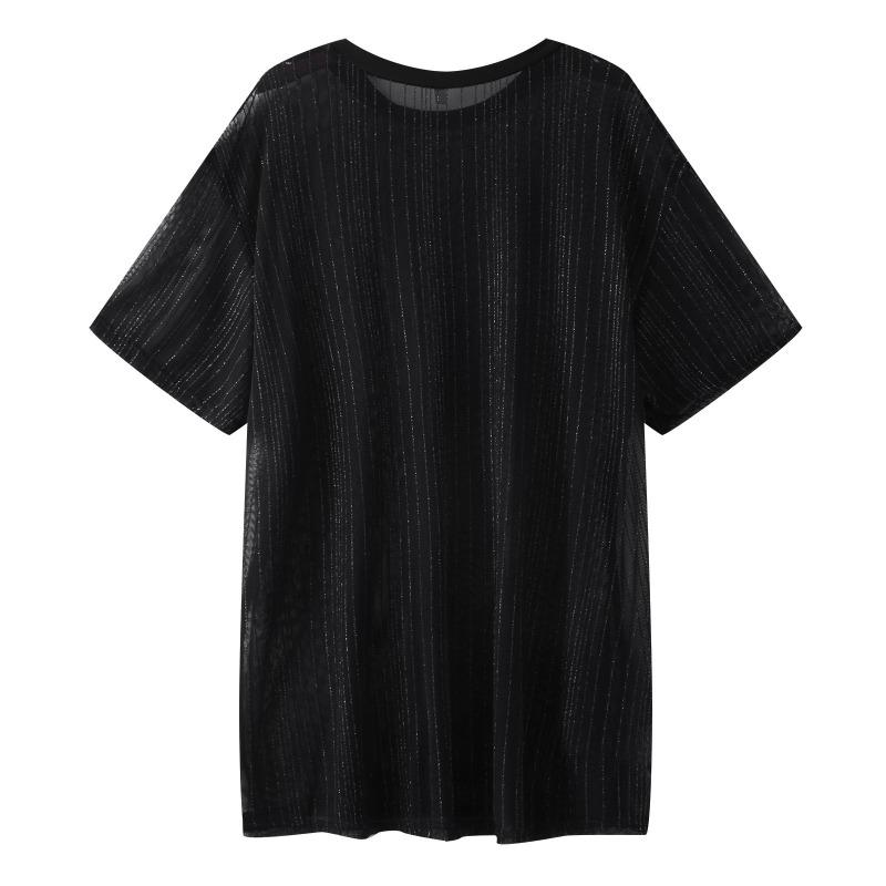 Sexy See Through Mesh Short Sleeve Men S T Shirt For Nightclub Party