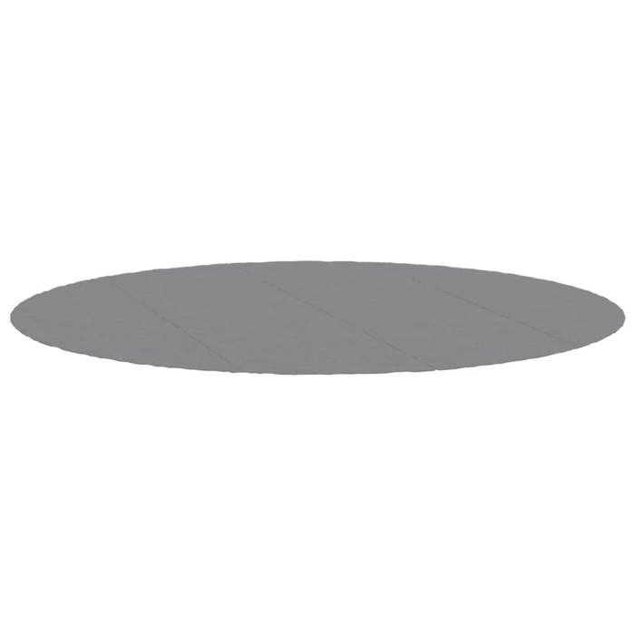 VidaXL Pool Cover, Round Ground Mat, Pool Cover, Pool Protection Garden Terrace, Light Grey Ø500 Cm 94221