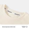 Snoopy Girls' Waist-Cinched Letter Short Sleeve T-Shirt
