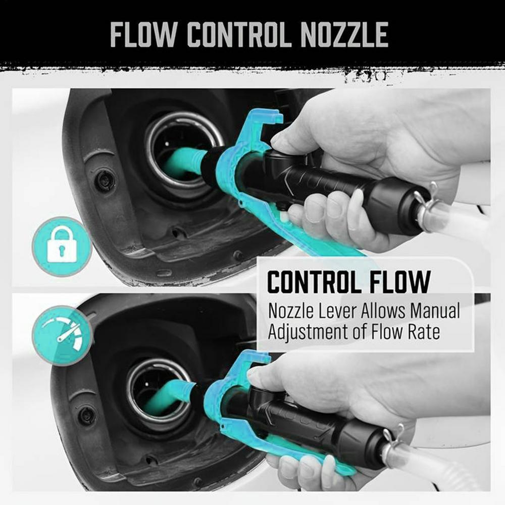 Electric Oil Pump Portable Car Siphon Petrol Fuel Siphon Liquid Transfer Pump Handheld Pump Battery Operated Water Gas Tools
