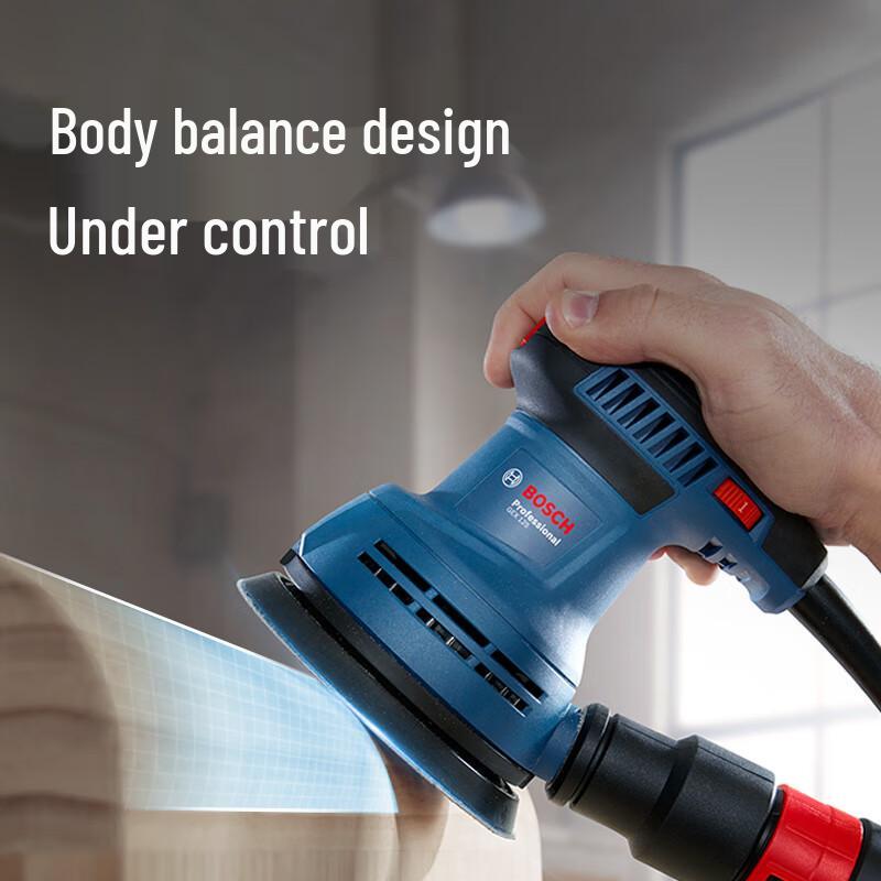 Bosch Professional Random Orbital Sander CN Plug (adapter Included)