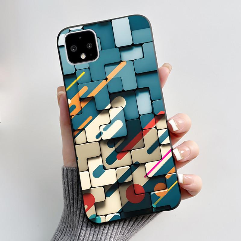 Casing For Google Pixel 4 / 4XL /4 XL Super-Thin Slim Case Aesthetic Luxury Cute Cool Boys Girls Black Matte Soft Silicone Cover
