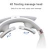 4-head Cervical Massager Strength Adjustment USB Charging Intelligent Voice Heating Neck Massager Neck Care WhiteColor@@white