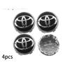 4pcs 62mm Car Styling Wheel Hub Center Caps Rim Cover Badge For Toyota Corolla Yaris CHR Rav4 Highlander Avalvn Camry accessory