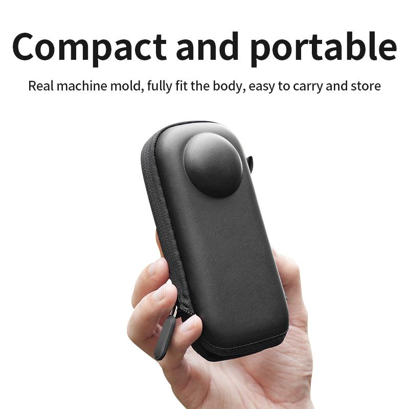 Mini Storage Case for Insta360 ONE X4 Sport Camera Protector Portable Storage Case PU Bag for Insta 360 X4 Accessories