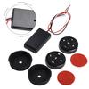 Car Steering Wheel Round Steering Wheel Control ABS Black Car Accessories Double Side Brand New Car Spare Parts
