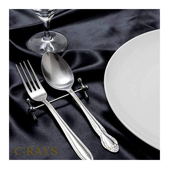 C-RAYS Knife Rest Spoon Rest Fork Rest Chopstick Holder Tableware Kitchen Utensils (4 Piece Set B)